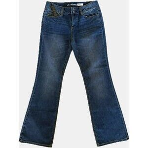 Victorias Secret VS Hipster Jeans Womens 10 Blue Bootcut Mid Rise Classic NWT